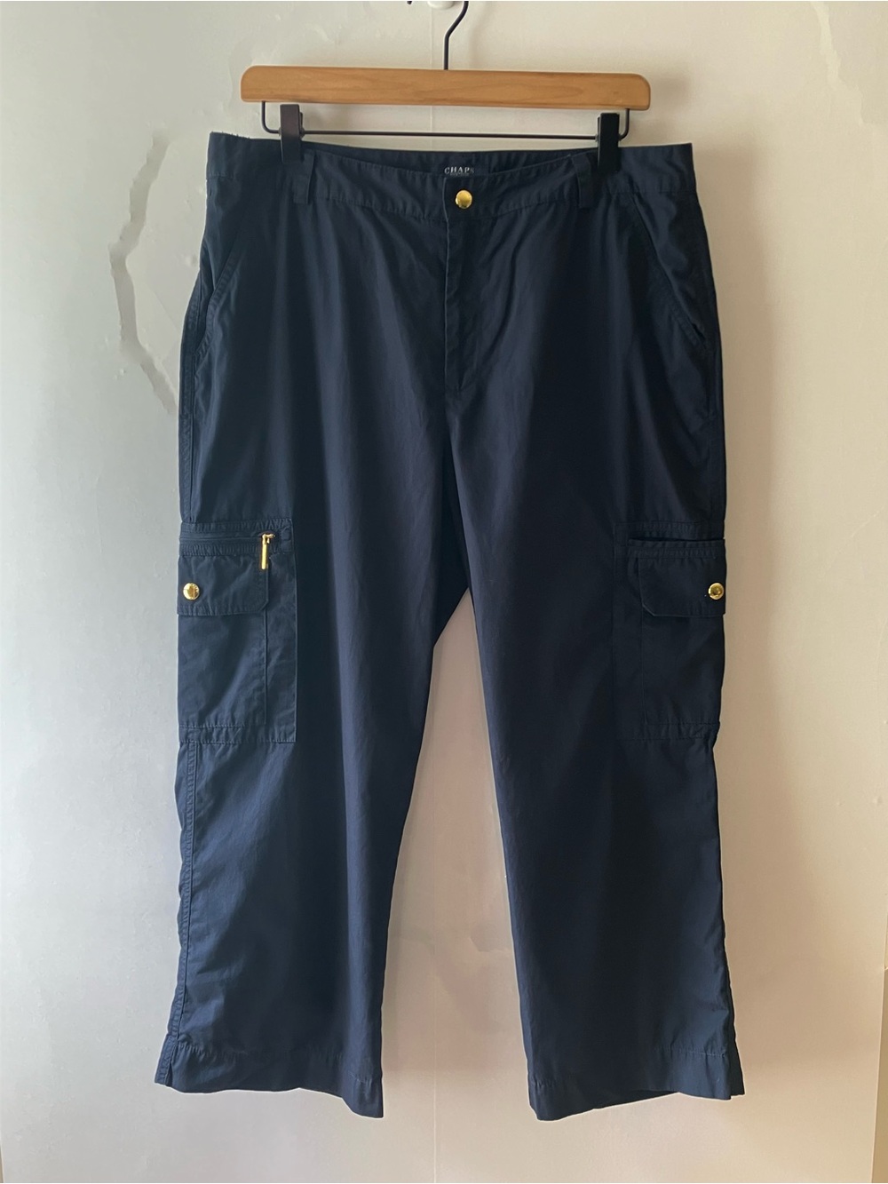 CHAPS Cropped Lightweight Cargo Pants